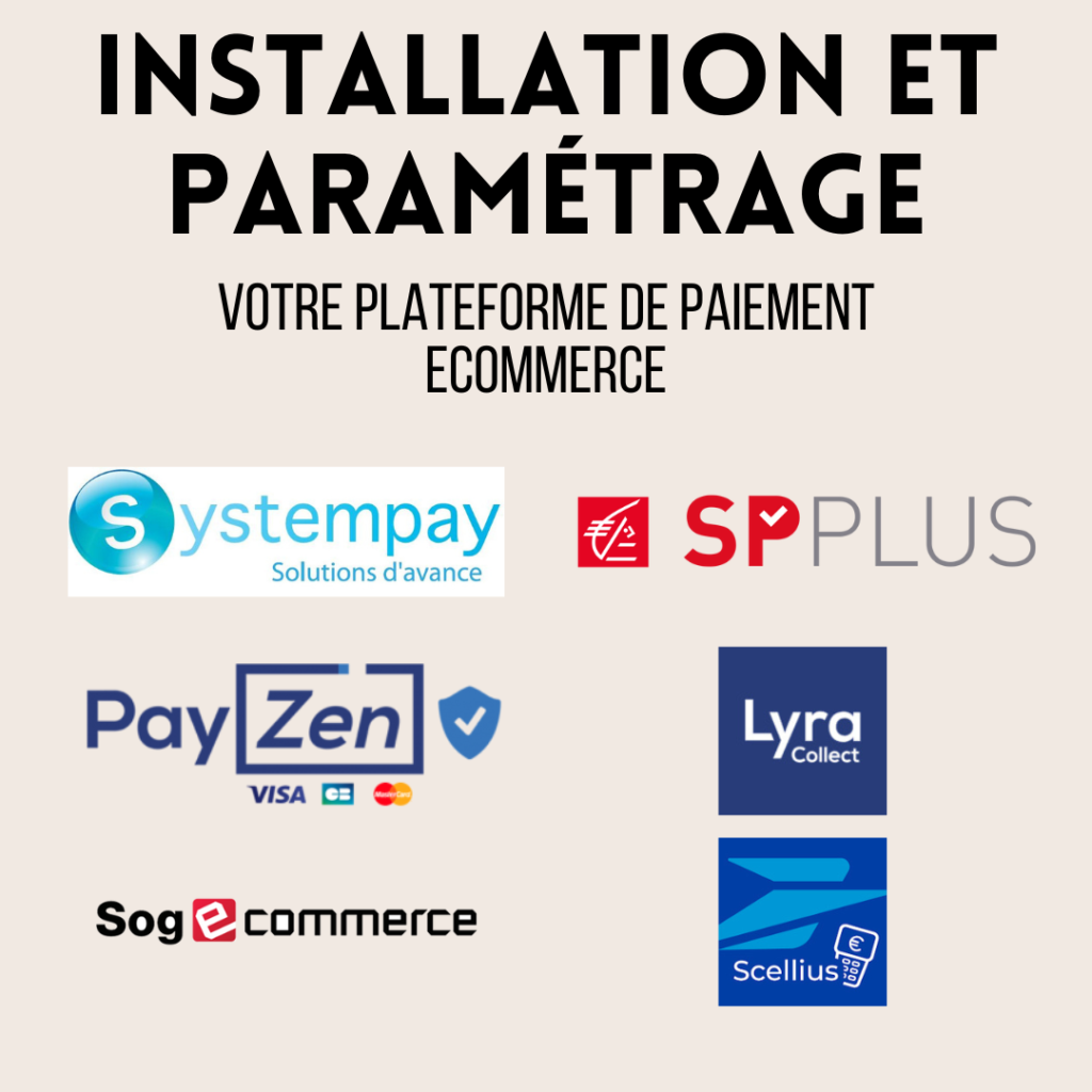 installation et paramétrage de votre connexion ecommerce